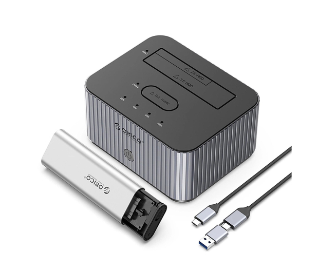 Orico Stacja dokująca 2 dyski z funkcją klonowania M.2 NVME 2,5"/3 - 1343392 - zdjęcie